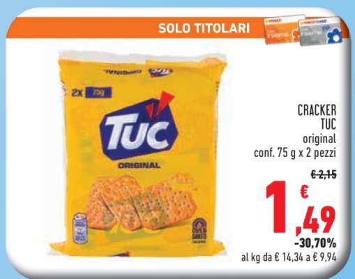 CRACKER TUC original