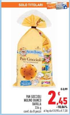 Pan Goccioli Mulino Bianco Barilla