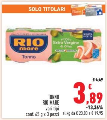 TONNO RIO MARE