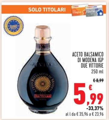 Aceto Balsamico di Modena IGP Due Vittorie
