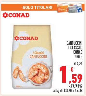 Cantuccini I Classici Conad
