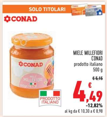 Miele millefiori CONAD
