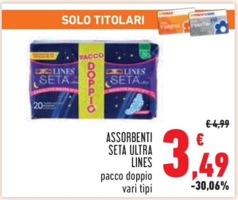 Assorbenti Seta Ultra Lines