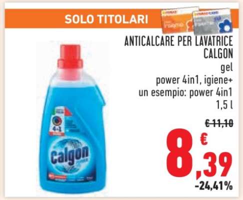 Anticalcare per lavatrice Calgon
