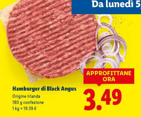 Hamburger di Black Angus
