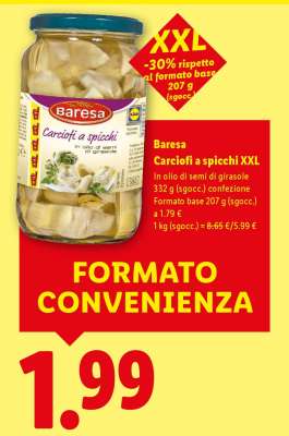 Baresa Carciofi a spicchi XXL