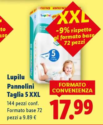 Lupilu Pannolini Taglia 5 XXL