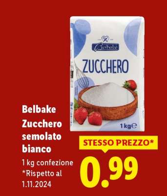 Belbake Zucchero semolato bianco