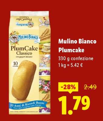 MULINO BIANCO Plumcake