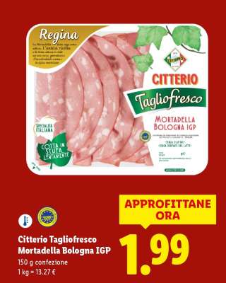 Citterio Tagliofresco Mortadella Bologna IGP