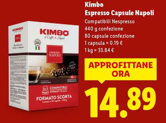 Kimbo Espresso Capsule Napoli