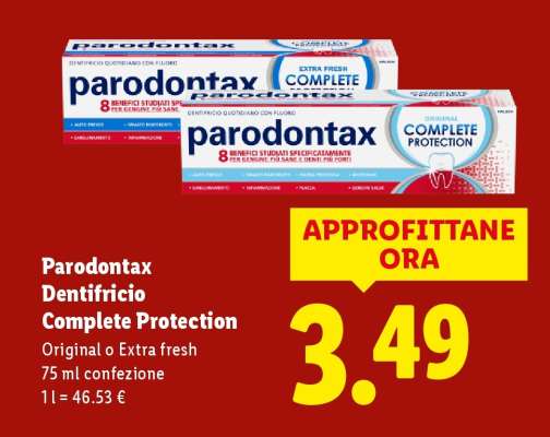 Parodontax Dentifricio Complete Protection