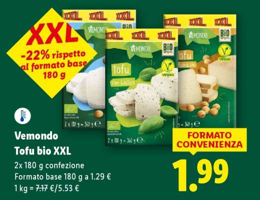 Vemondo Tofu Bio XXL