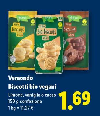 Vemondo Biscotti bio vegani