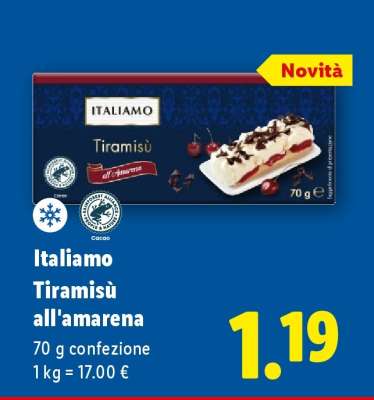 Italiamo Tiramisù all'amarena