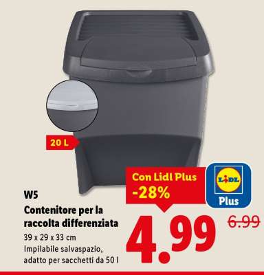 Contenitore per la raccolta differenziata