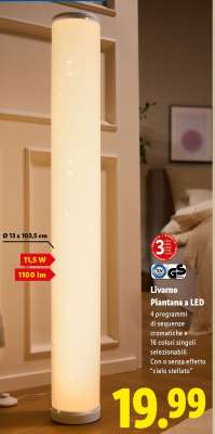 Livarno Piantana a LED