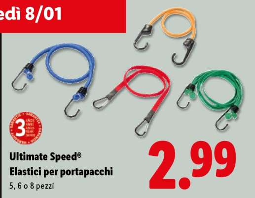 ULTIMATE SPEED® Elastici per portapacchi