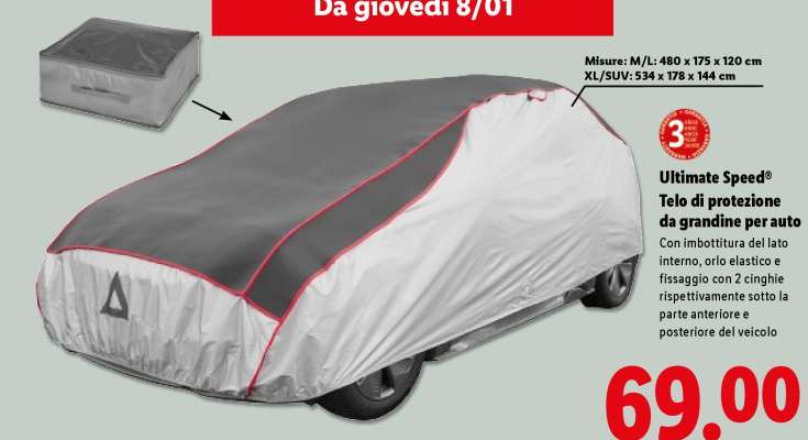 Ultimate Speed® Telo di protezione da grandine per auto