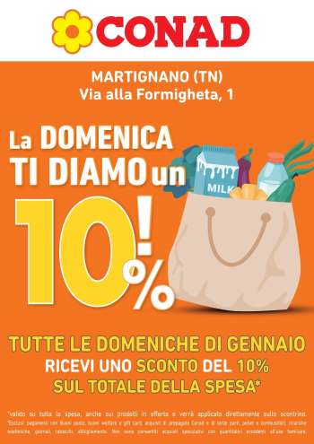 Volantino Conad - 4/1/2026 - 25/1/2026.