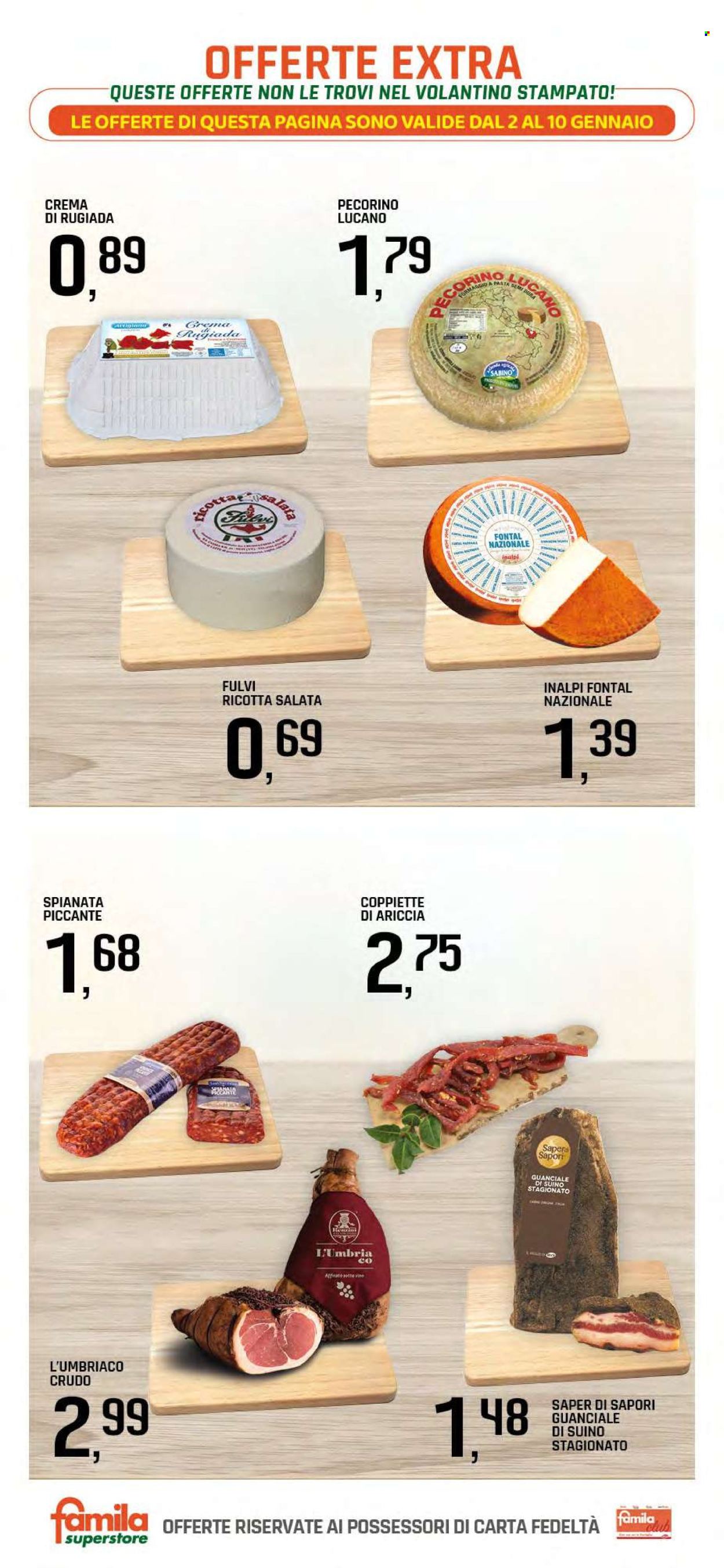 Volantino Famila - 2/1/2026 - 10/1/2026. Pagina 18