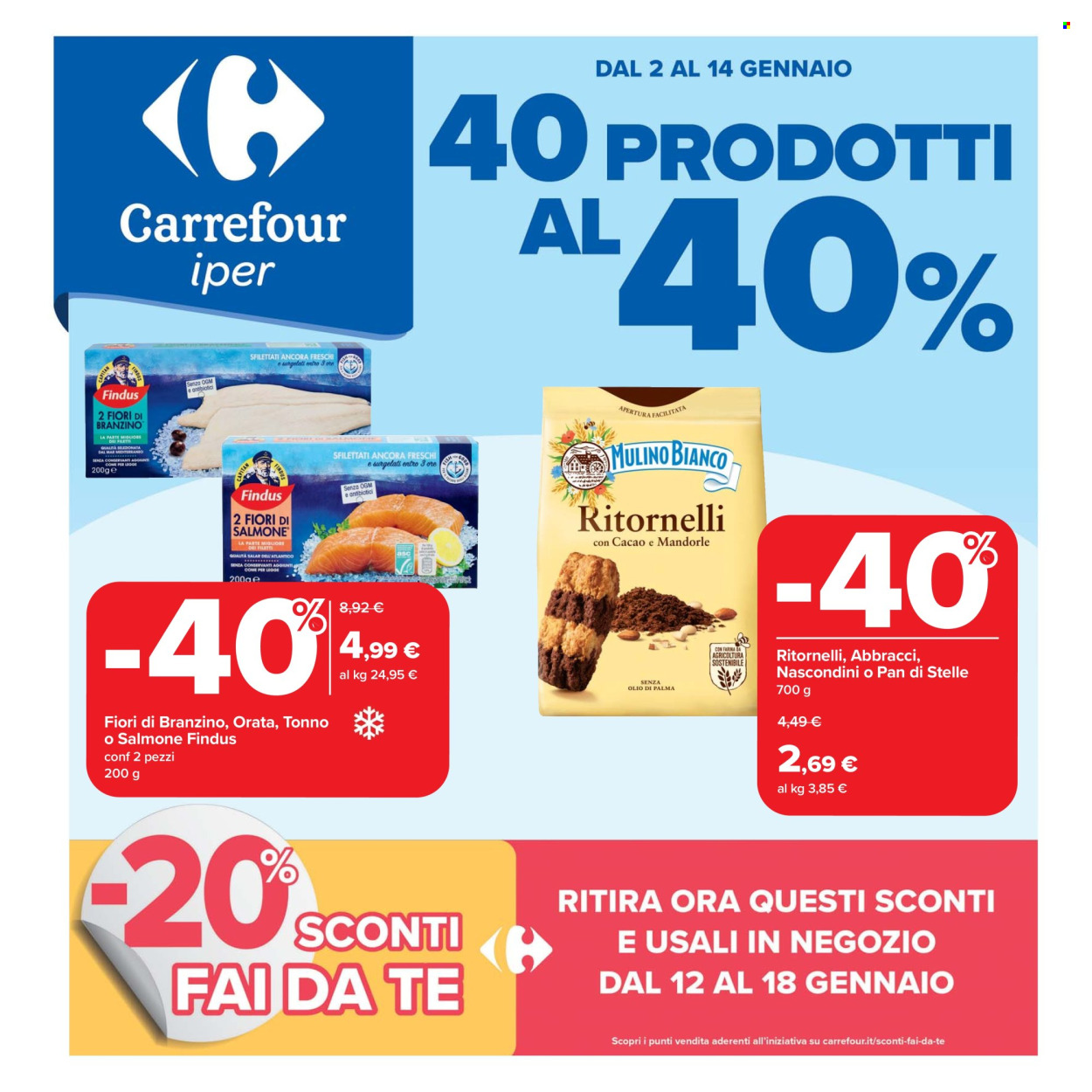 Volantino Carrefour - 2/1/2026 - 14/1/2026. Pagina 1