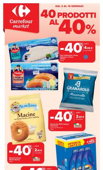 Volantino Carrefour - 2/1/2026 - 14/1/2026.