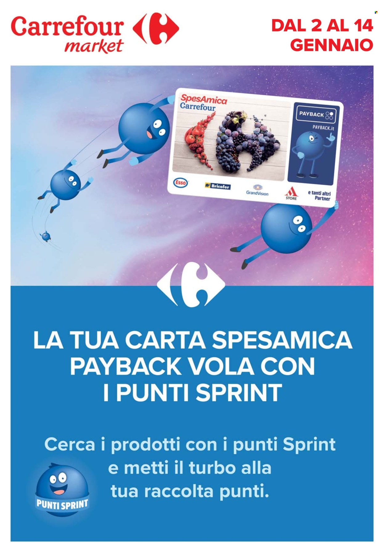 Volantino Carrefour - 2/1/2026 - 14/1/2026. Pagina 1
