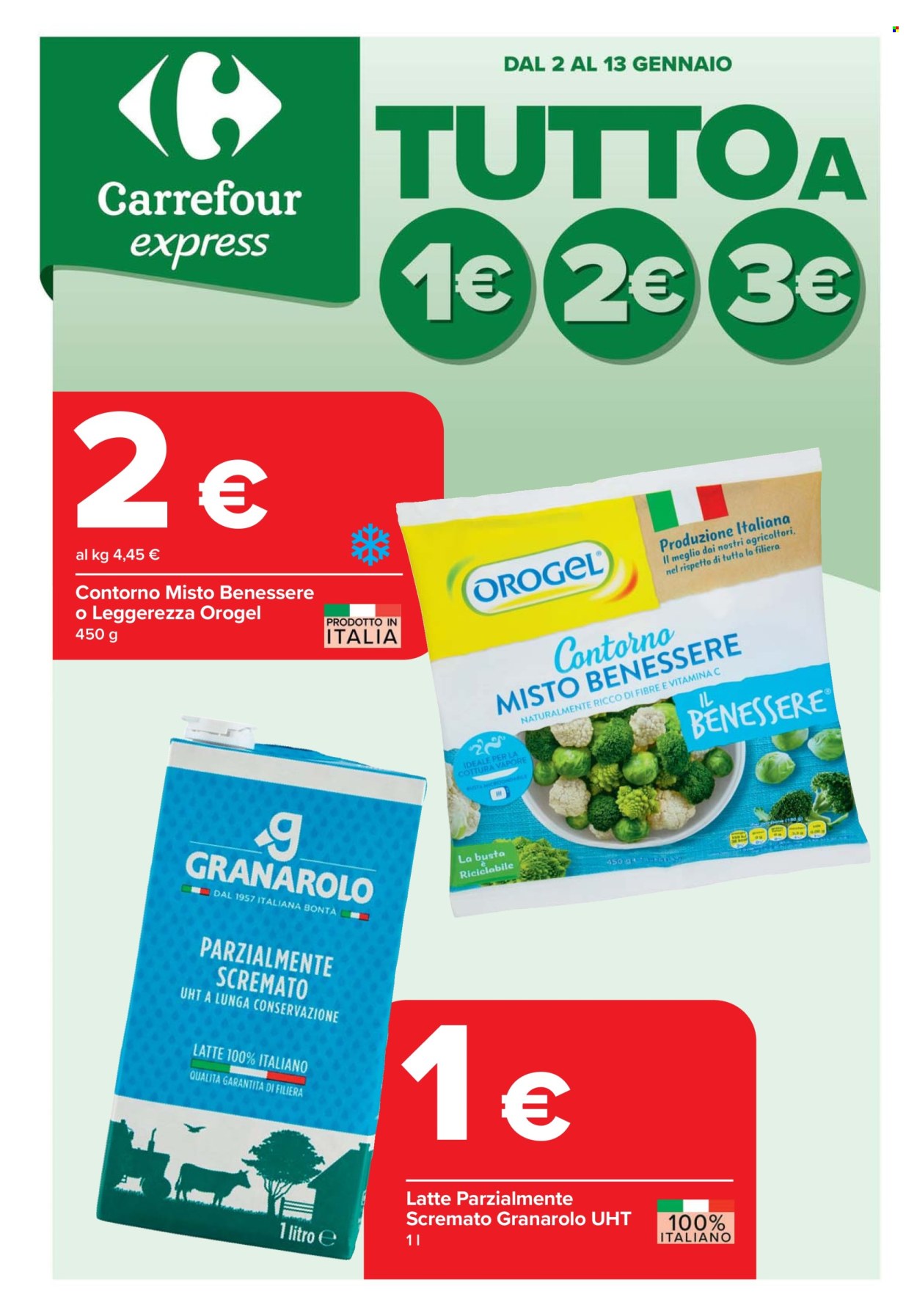 Volantino Carrefour - 2/1/2026 - 13/1/2026. Pagina 1