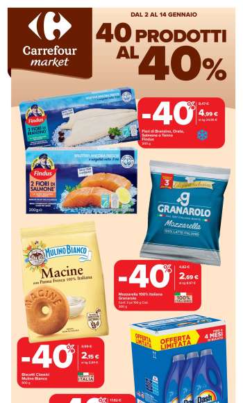 Volantino Carrefour - 2/1/2026 - 14/1/2026.