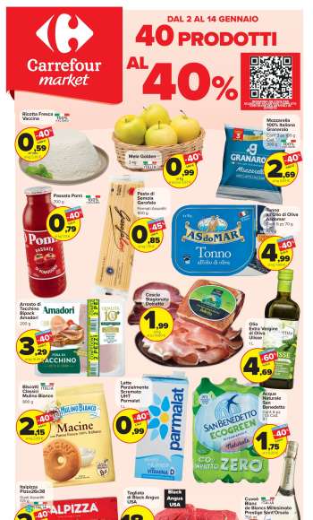 Volantino Carrefour - 2/1/2026 - 14/1/2026.