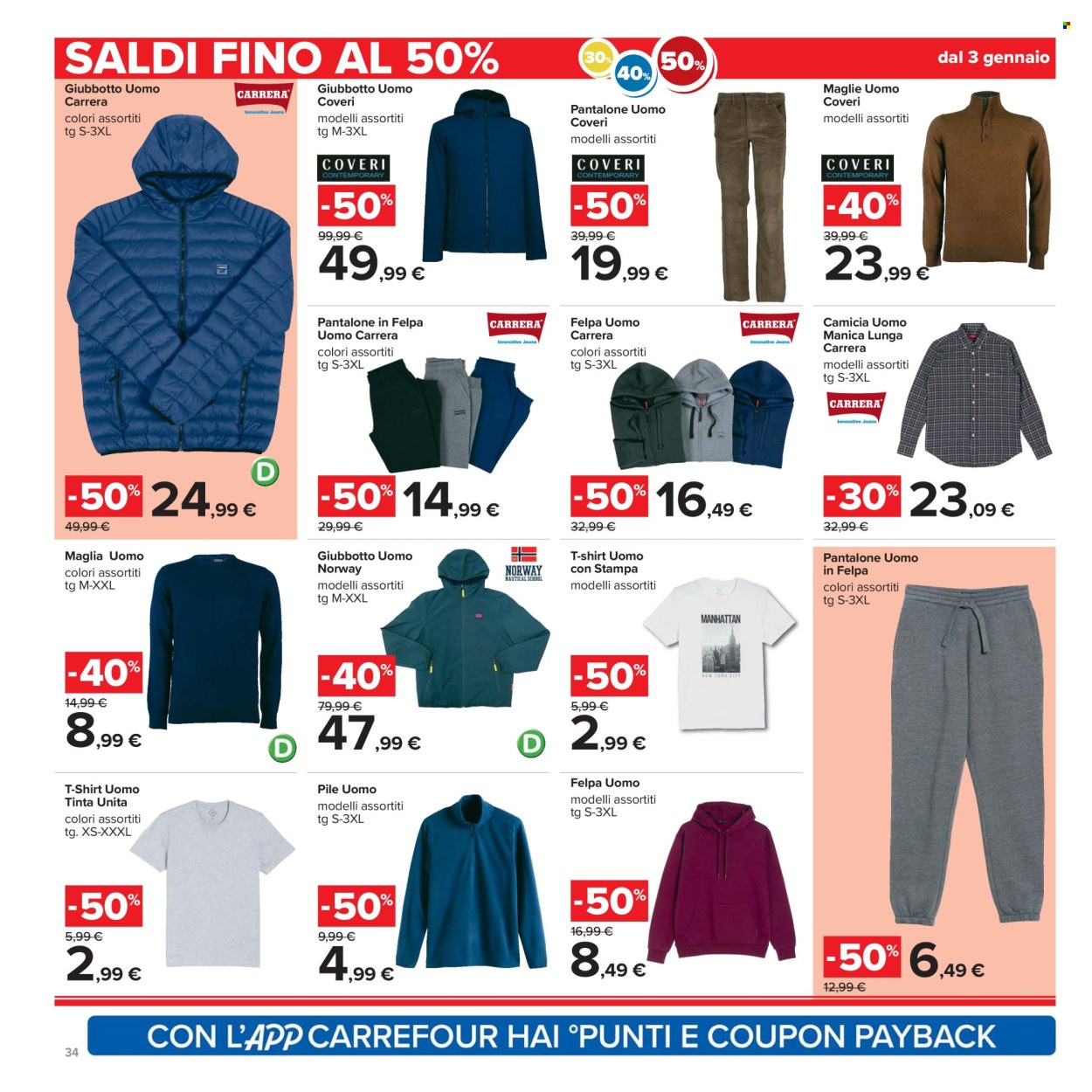 Volantino Carrefour - 2/1/2026 - 14/1/2026. Pagina 34