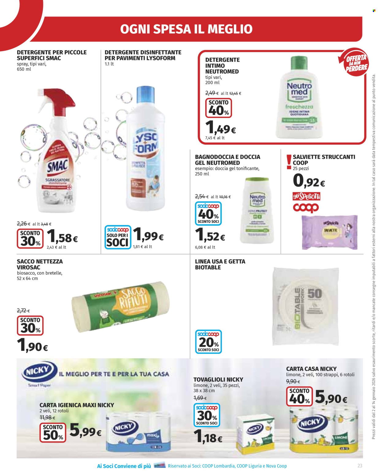 Volantino Coop - 2/1/2026 - 14/1/2026. Pagina 23