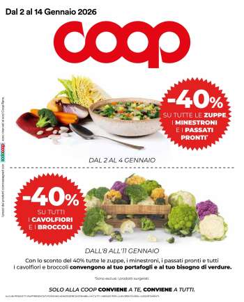 Volantino Coop - 2/1/2026 - 14/1/2026.