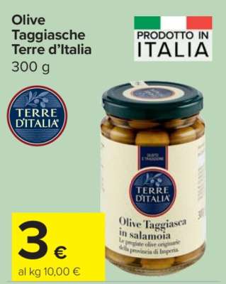 Olive Taggiasche Terre d’Italia