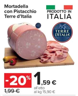 Mortadella con Pistacchio Terre d’Italia