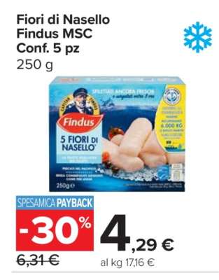Fiori di Nasello Findus MSC Conf. 5 pz