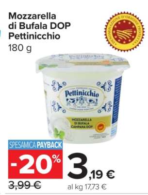 Mozzarella di Bufala DOP Pettinicchio