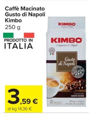 Caffè Macinato Gusto di Napoli Kimbo