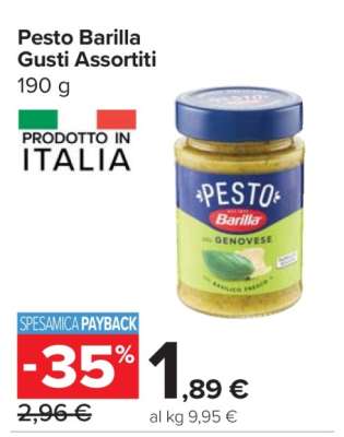 Pesto Barilla Gusti Assortiti