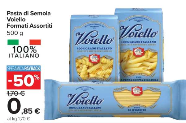 Pasta di Semola Voiello Formati Assortiti