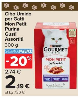 Cibo Umido per Gatti Mon Petit Purina Gusti Assortiti