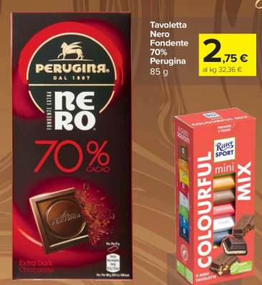 Tavoletta Nero Fondente 70% Perugina