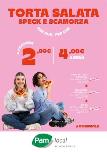 Volantino Pam local.