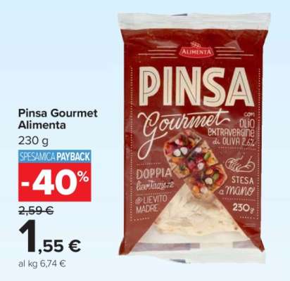 Pinsa Gourmet Alimenta