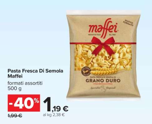 Pasta Fresca di Semola Maffei