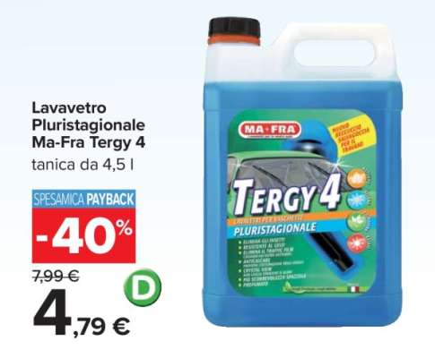 Lavavetro Pluristagionale Ma-Fra Tergy 4