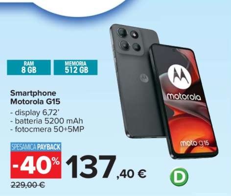 Smartphone Motorola G15