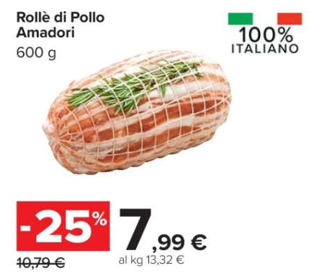 ROLLÈ DI POLLO AMADORI