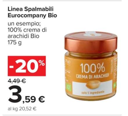 Linea Spalmabili Eurocompany Bio